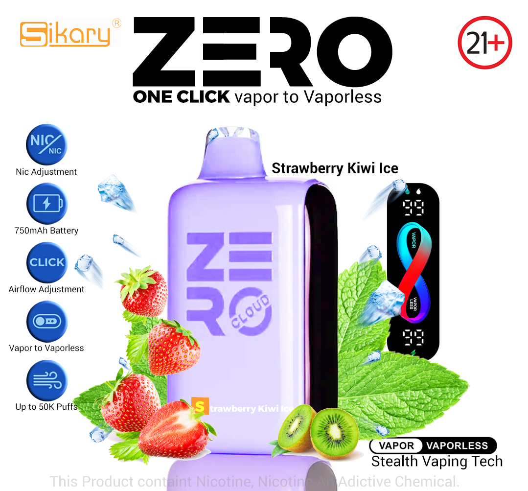 Zero Vaporless Strawberry Kiwi